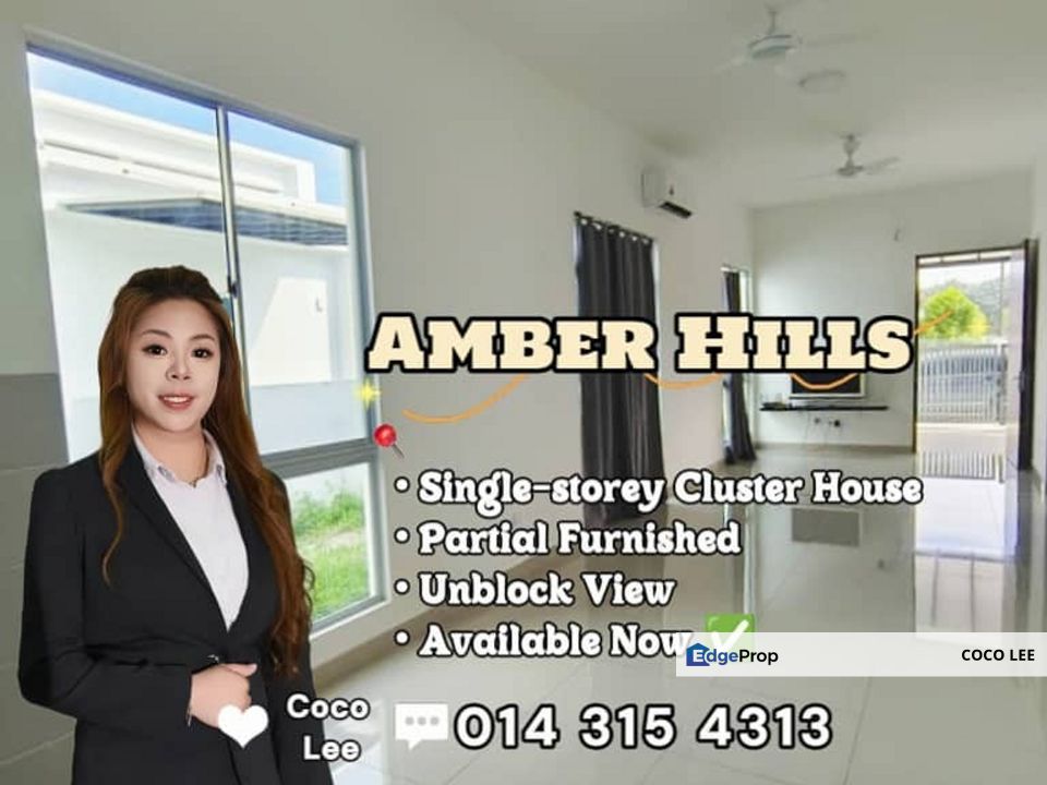 Amber Hills @ Unblock View Single-storey Cluster House , Johor, Kangkar Pulai