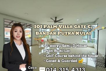 IOI Palm Villa Gate C @ Good Condition 2-storey Semi-D House