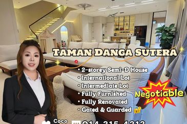 Taman Danga Sutera @ Super Luxury 2-storey Semi-D House