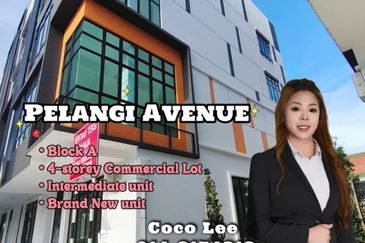 Pelangi Avenue Block A @ Brand New Intermediate 4-storey Shoplot