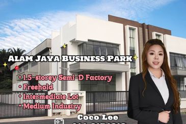 Alam Jaya Business Park @ Intermediate 1.5-storey Semi-D Factory