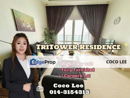 TriTower Residence @ Fully Furnished High Floor unit, Johor, Johor Bahru