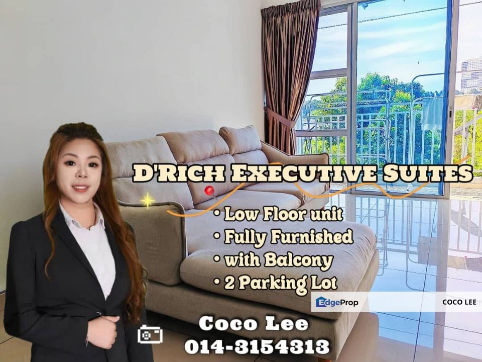 D'Rich @ Fully Furnished Low Floor Type B unit, Johor, Johor Bahru