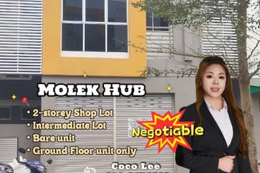 Molek Hub @ Intermediate Bare unit 3-storey Shop Lot