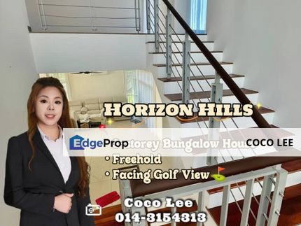 The Hills, Horizon Hills @ Three-storey Bungalow with Facing Golf View, Johor, Nusajaya