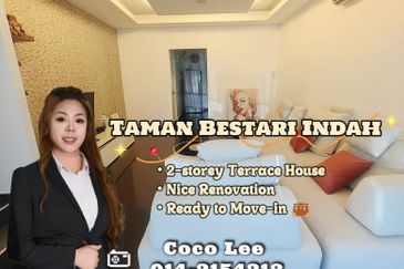 Taman Bestari Indah @ Renovated 2-storey Terrace House