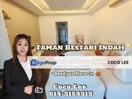 Taman Bestari Indah @ Renovated 2-storey Terrace House, Johor, Ulu Tiram