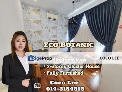 The Aldingham, Eco Botanic @ Full Furnished 2-storey Cluster House, Johor, Nusajaya