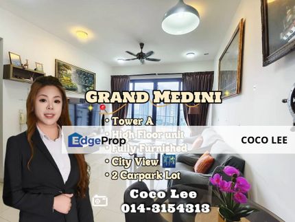Grand Medini (Tower A) @ High Floor with City View unit, Johor, Nusajaya