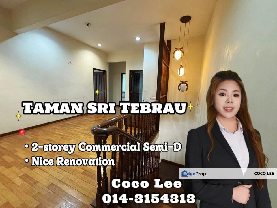 Taman Sri Tebrau @ Nice Renovation 2-storey Commercial Semi-D, Johor, Johor Bahru