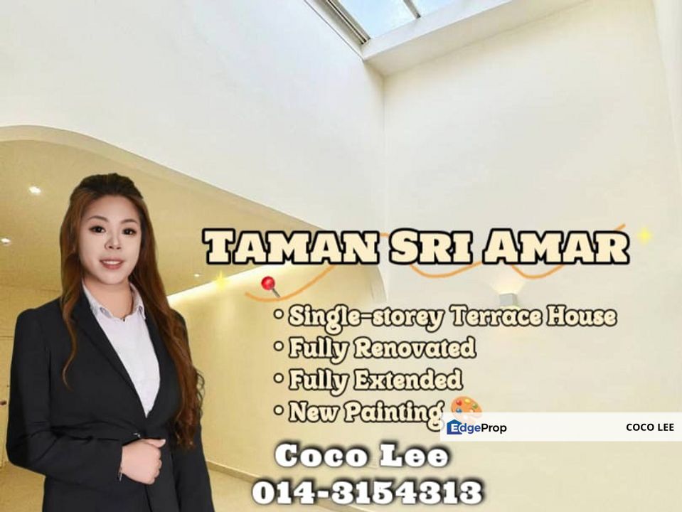 Taman Sri Amar @ Renovated Single-storey Terrace House, Johor, Johor Bahru