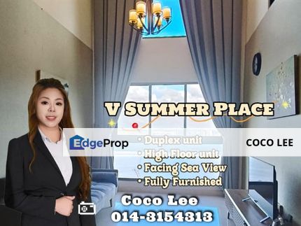 V summer Place @ High Floor Duplex unit, Johor, Johor Bahru