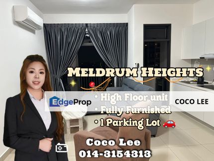 Meldrum Heights @ High Floor unit, Johor, Johor Bahru