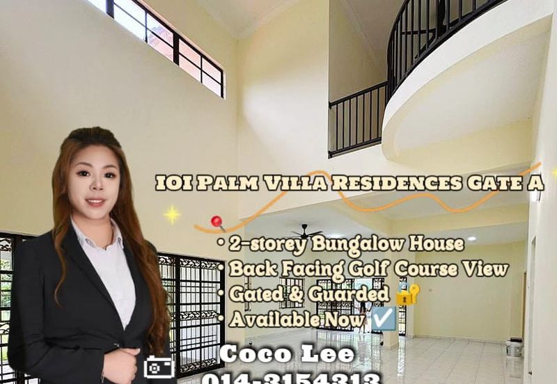 Ioi Palm Villa Residences Gate A, Kulai @ Good Condition 2-storey Bungalow House