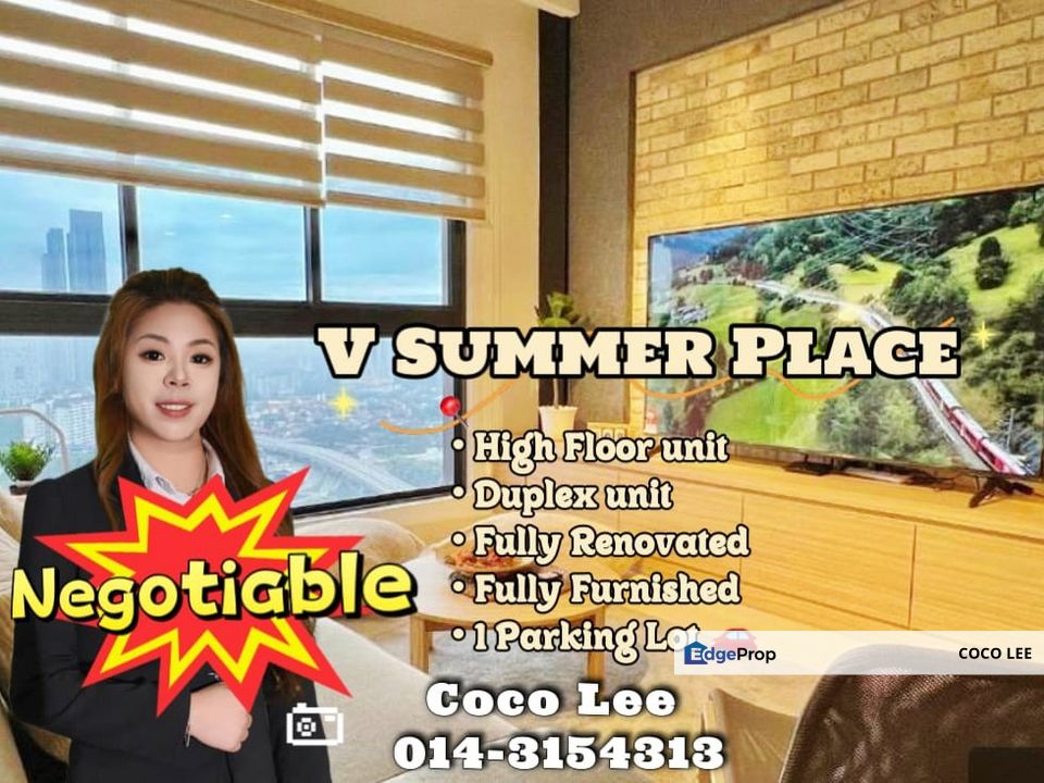 V Summer Place @ High Floor Duplex unit, Johor, Johor Bahru