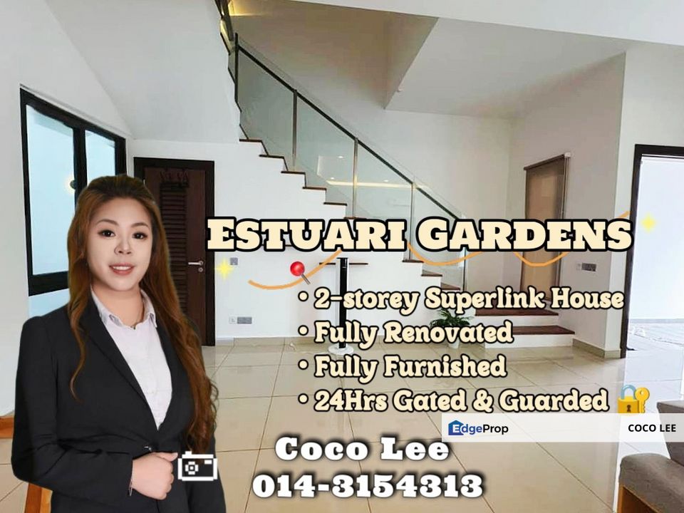 Estuari Gardens @ Renovated 2-storey Superlink House, Johor, Nusajaya