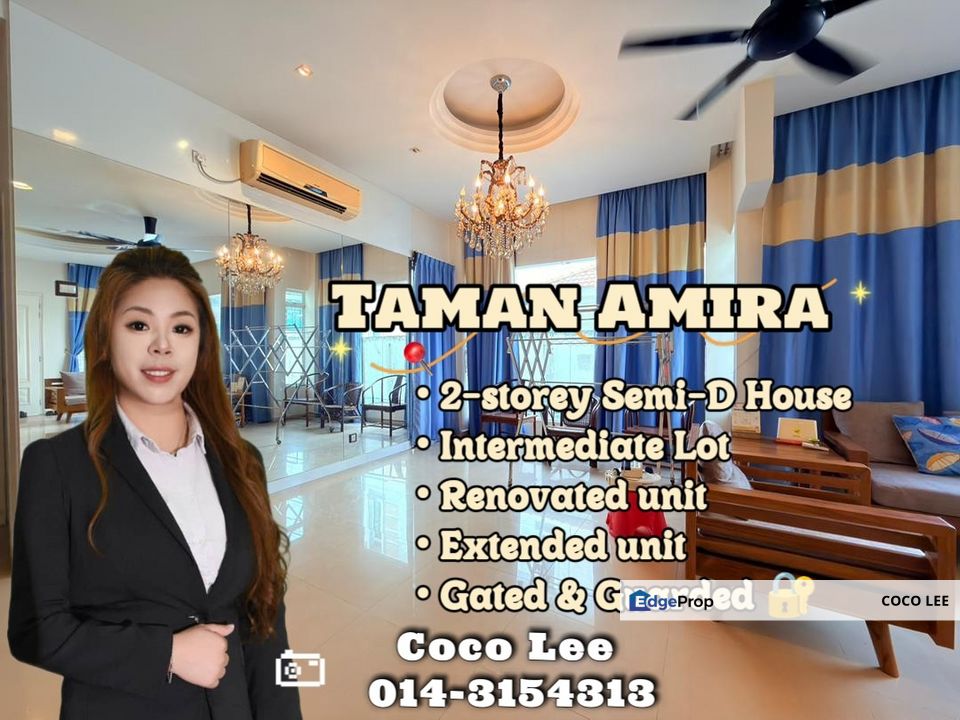 Taman Amira @ Intermediate 2-storey Semi-D House, Johor, Johor Bahru