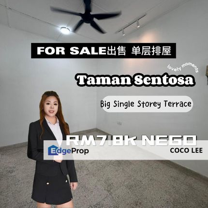 Taman Sentosa @Single Storey Terrace House , Johor, Johor Bahru