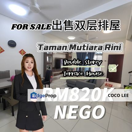 Taman Mutiara Rini @Double Storey Terrace House , Johor, Skudai