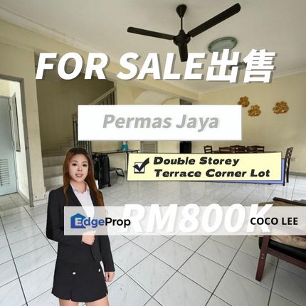 Permas Jaya @Double Storey Terrace Corner House , Johor, Permas Jaya/Senibong