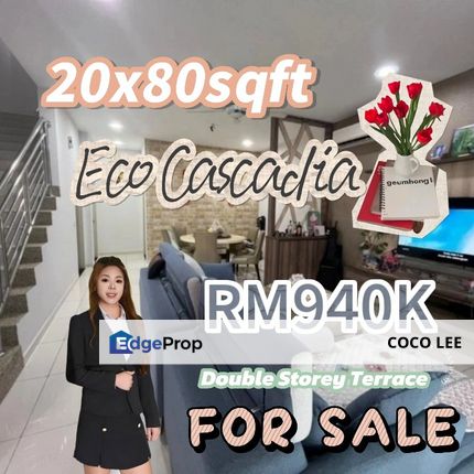 Setia Eco Cascadia @Double Storey Terrace House , Johor, Johor Bahru