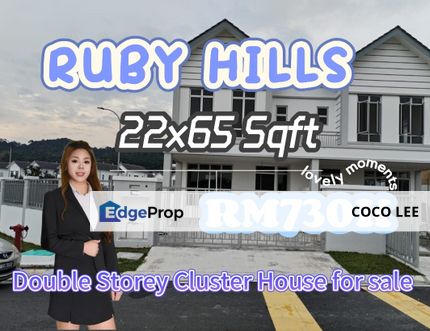 Ruby Hills @Bandar Baru Kangkar Pulai @Double Storey Cluster House , Johor, Kangkar Pulai