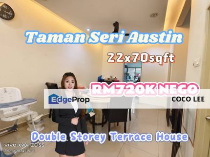 Taman Seri Austin @Double Storey Terrace House , Johor, Johor Bahru