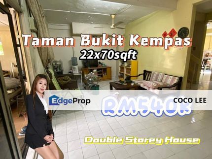 Taman Bukit Kempas @Double Storey Terrace House , Johor, Johor Bahru