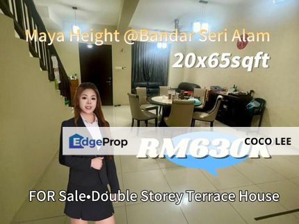 Maya Height Bandar Seri Alam @Double Storey Terrace House , Johor, Johor Bahru