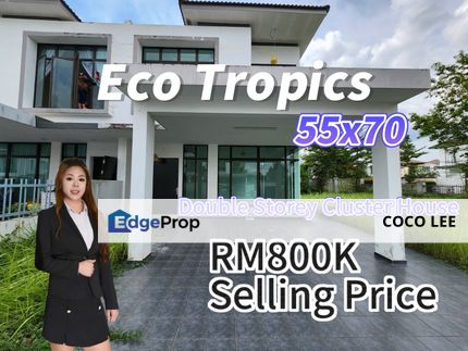 Eco Tropics The Rainforest Cherrywood @2 Storey Cluster House , Johor, Masai