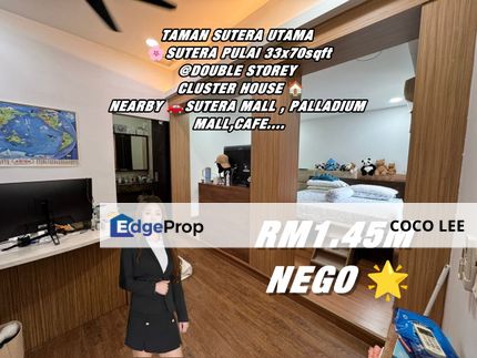 Taman Sutera Utama @Double Storey Cluster House , Johor, Skudai