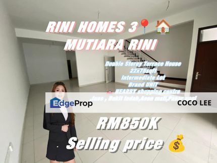 Rini Homes 3 @Double Storey Terrace House , Johor, Skudai