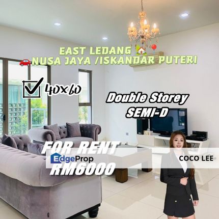 East Ledang @Double Storey SEMI-D, Johor, Nusajaya