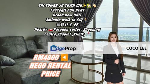 TriTower JB Town @condominium, Johor, Johor Bahru