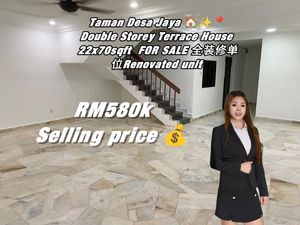 Taman Desa Jaya @Double Storey Terrace House for Sale @RM580,000 By ...