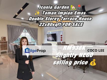 Iconia Garden Taman Impian Emas @Double Storey Terrace House , Johor, Johor Bahru