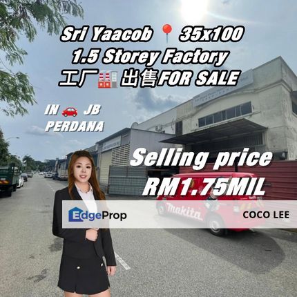 Sri Yaacob @1.5 Storey Factory , Johor, Skudai