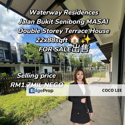 Waterway Residences Senibong Cove @Double Storey Terrace House , Johor, Masai