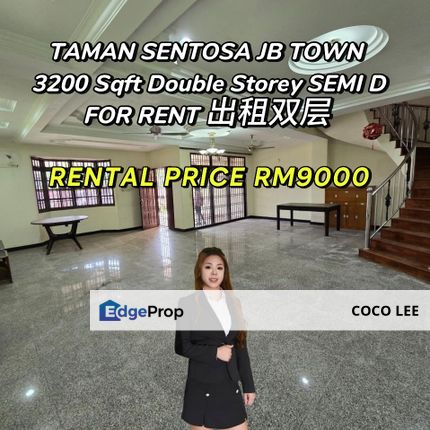 Taman Sentosa @Double Storey SEMI D , Johor, Johor Bahru