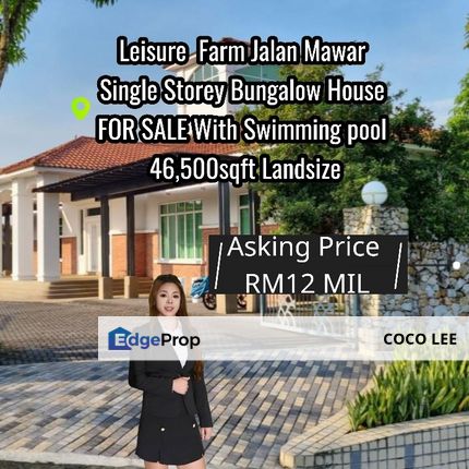 Leisure Farm Gelang Patah @Single Storey Bungalow House , Johor, Gelang Patah