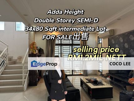 Adda Height @Double Storey SEMI-D, Johor, Johor Bahru