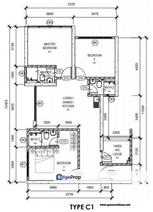 SPACE RESIDENCY ,JOHOR BAHRU , Johor, Johor Bahru