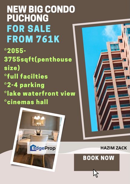 New Big Condo For Sale and Booking, Selangor, Puchong