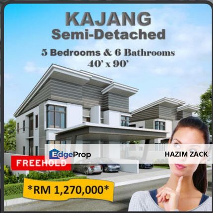 New Semi D Bangi Jalan Reko For Sale and Booking, Selangor, Bangi