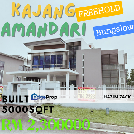 Below Market Double Storey Bungalow Amandari , Selangor, Kajang