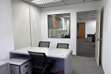 Fully Furniture Office Space Plaza Permata KL City Jln Tun Razak LRT