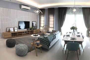Kota Kemuning 4B2R Furnished Condo only monthly 2k!