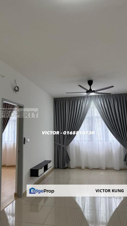 2bed+2bath Puchong, new unit, rental: RM1,300, Selangor, Puchong