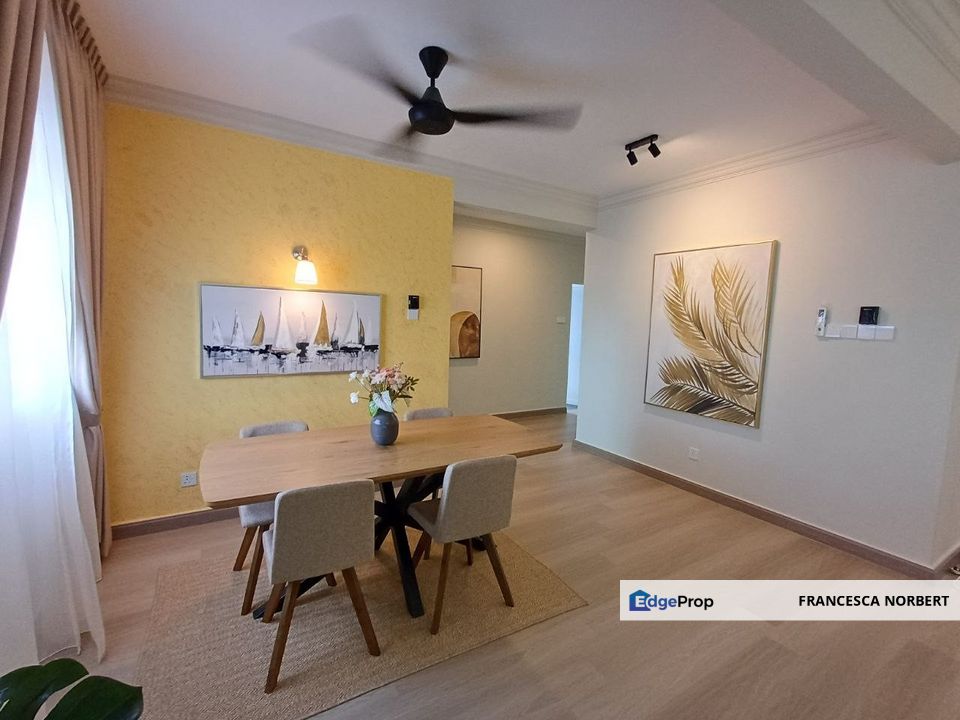 (SHOWROOM READY) Great Location Near Solaris Mont Kiara 3-Bedroom with Balcony for Sale @ Villa Makmur Condominium, Dutamas, Kuala Lumpur, Kuala Lumpur, Dutamas