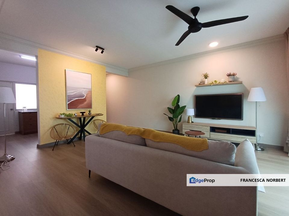 (SHOWROOM READY) Great Location Near Solaris Mont Kiara 3-Bedroom with Balcony for Sale @ Villa Makmur Condominium, Dutamas, Kuala Lumpur, Kuala Lumpur, Dutamas